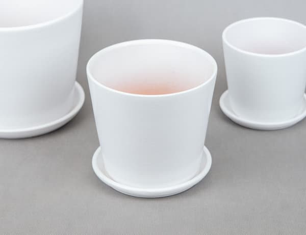 Горшок Жардин белый Ø15