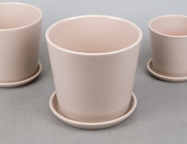  Горшок Жардин капучино Ø18