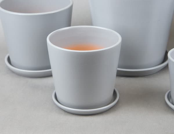  Горшок Жардин серый Ø15