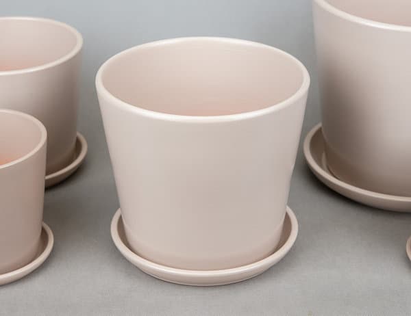  Горшок Жардин капучино Ø22