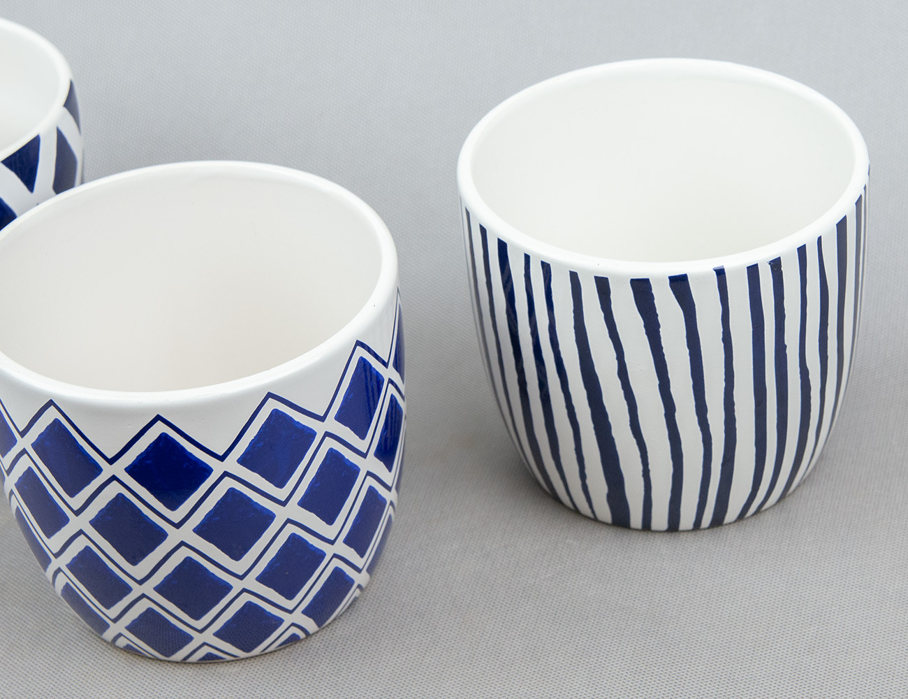 Кашпо Гжель микс Ø13