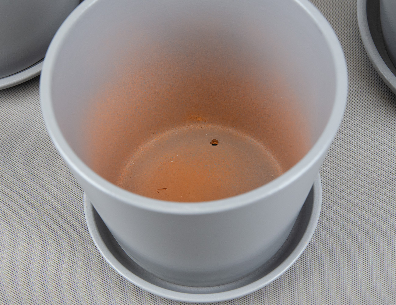  Горшок Жардин серый Ø18