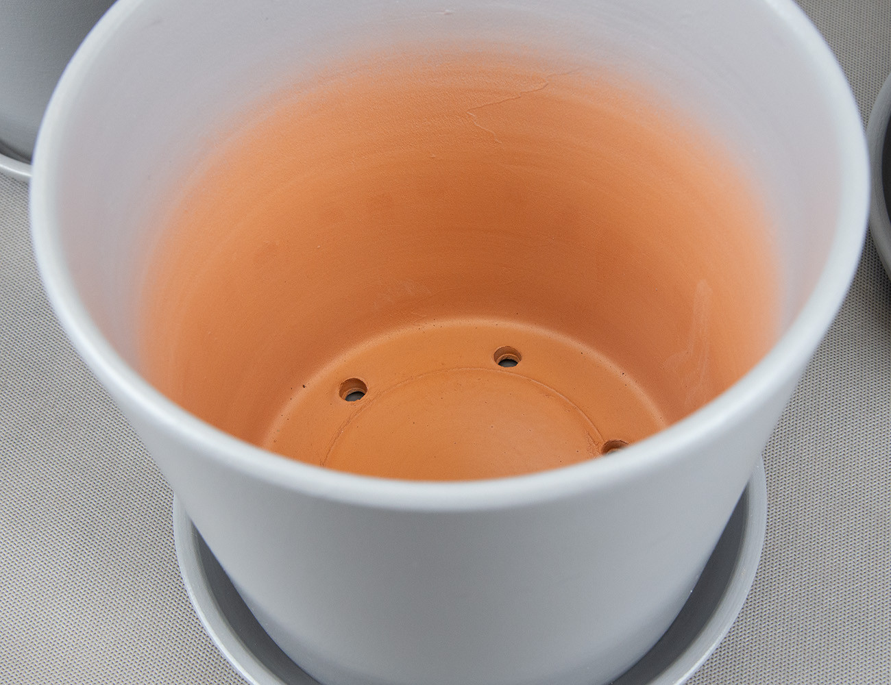  Горшок Жардин серый Ø26