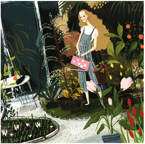 Открытка Сад